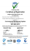 LA CHINE JUNENG MACHINERY (CHINA) CO., LTD. certifications