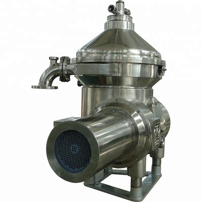 Séparateur de centrifugeuse à disque industriel de bière avec faible niveau de bruit 5000-7000 L/h Capacité et acier inoxydable standard alimentaire