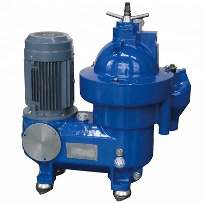 Séparateur centrifuge en acier inoxydable avec capacité de 3000L/h et décharge automatique pour la clarification de l'huile marine