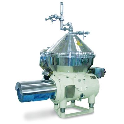 Séparateur de la centrifugeuse à clarification de lait en phase 2
